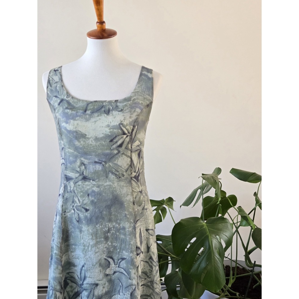 GRIFFITH GRAY FOR ST. JOHN 100% SILK Shift DRESS Womens 12 MADE IN ITALY - Picture 5 of 11